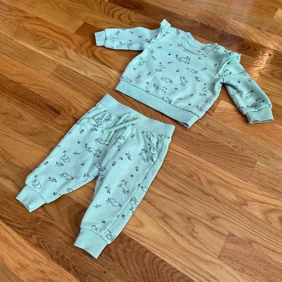 PRIMARK 2 Piece Sweatshirt and Joggers Set (3-6 mo) - Picture 2 of 8